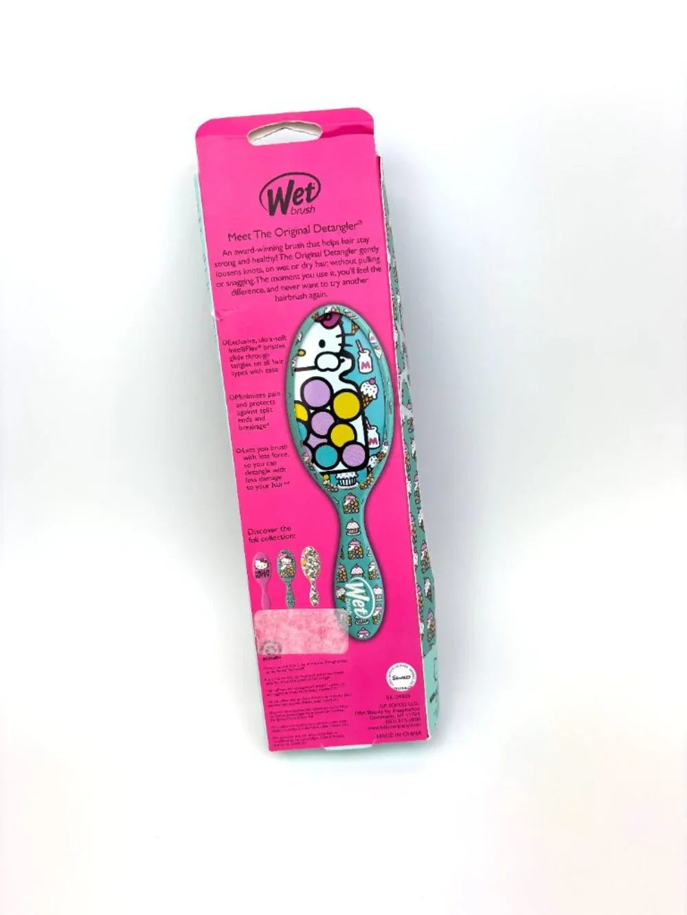 Hello Kitty Bubble Gum Limited Edition Wet Brush Original Detangler Brush. New